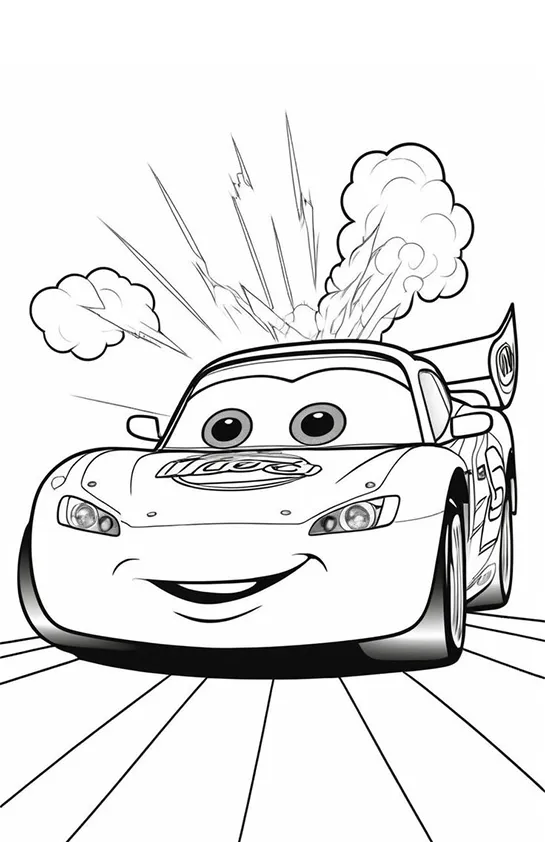 Carros para colorir