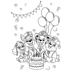 Desenho da Patrulha Canina para colorir