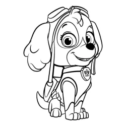 Desenho da Patrulha Canina para colorir