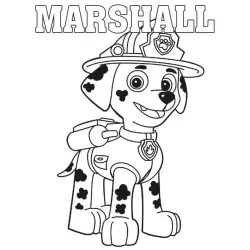 Desenho da Patrulha Canina para colorir