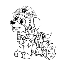 Desenho da Patrulha Canina para colorir