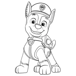 Desenho da Patrulha Canina para colorir