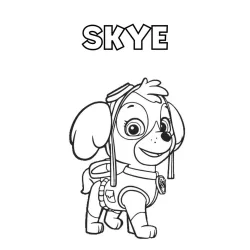 Desenho da Patrulha Canina para colorir