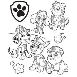 Desenho da Patrulha Canina para colorir
