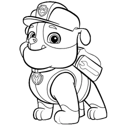 Desenho da Patrulha Canina para colorir