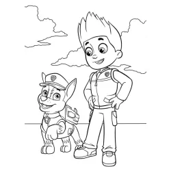 Desenho da Patrulha Canina para colorir