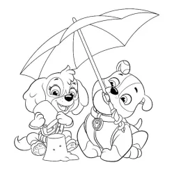 Desenho da Patrulha Canina para colorir