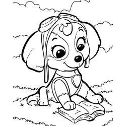 Desenho da Patrulha Canina para colorir