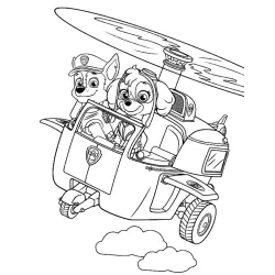 Desenho da Patrulha Canina para colorir