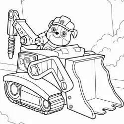 Desenho da Patrulha Canina para colorir