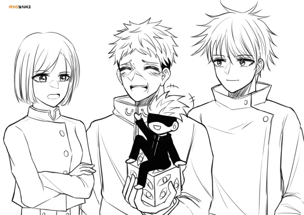 Jujutsu Kaisen para colorir
Gojo para colorir
Itadori para colorir
Sukuna para colorir
Megumi para colorir
Nobara para colorir