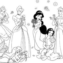 Princesas para colorir