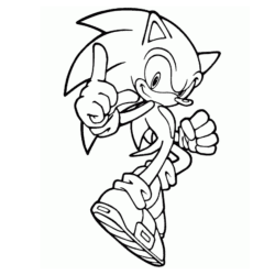 Sonic para colorir Desenho do Sonic para colorir Sonic e Tails para colorir Sonic correndo para colorir Knuckles para colorir Personagens do Sonic para colorir
