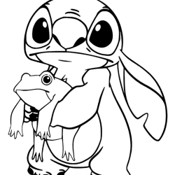 Lilo e Stitch para colorir e imprimir
