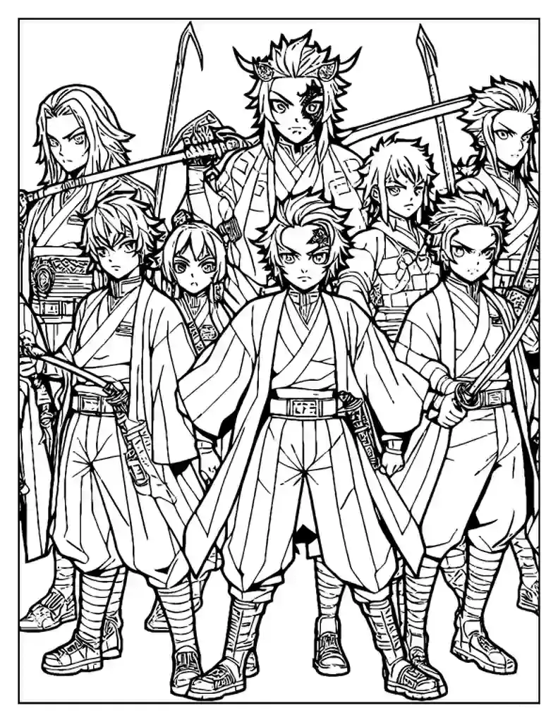 Demon Slayer para colorir
Tanjiro para colorir
Nezuko para colorir
Zenitsu para colorir
Inosuke para colorir
Personagens de Demon Slayer para colorir