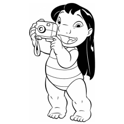Lilo e Stitch para colorir e imprimir