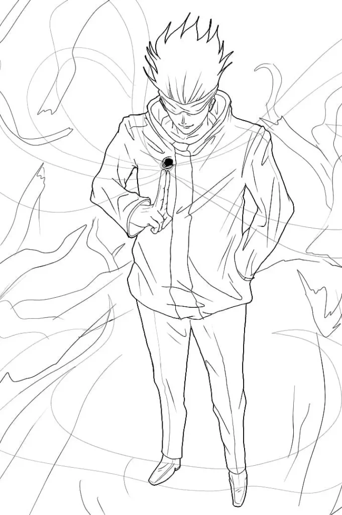 Gojo para colorir
Satoru Gojo para colorir
Gojo olhos vendados para colorir
Gojo anime para colorir
Desenho do Gojo para pintar